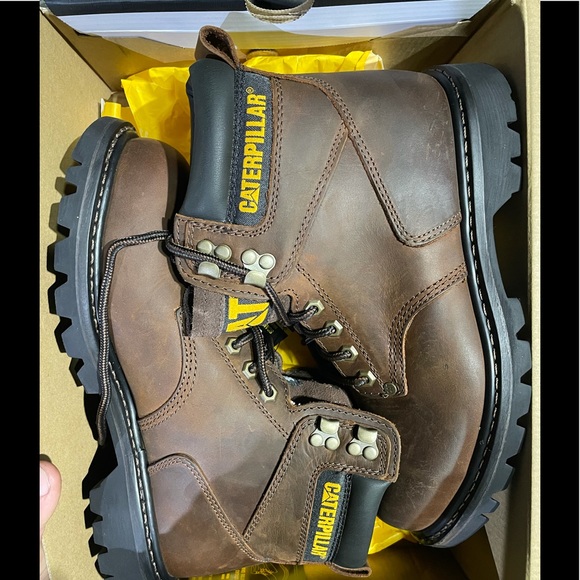Caterpillar Steel Toe Work Boots Size 8 9 & 10.5